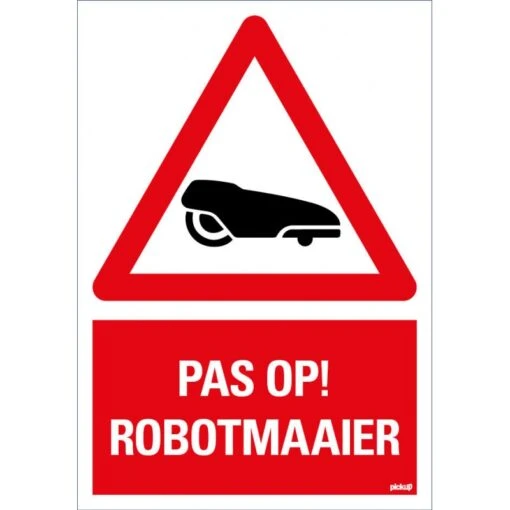 Waarschuwingsbord "pas Op Robotmaaier " -Makita Verkoopwinkel 18523 0 800x800 1